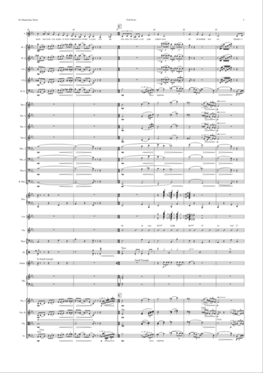 It's Beginning To Look Like Christmas Full Orchestra scores gallery preview page 5
