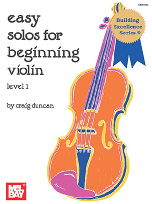 Book cover for Easy Solos For Beginning Violin Level 1