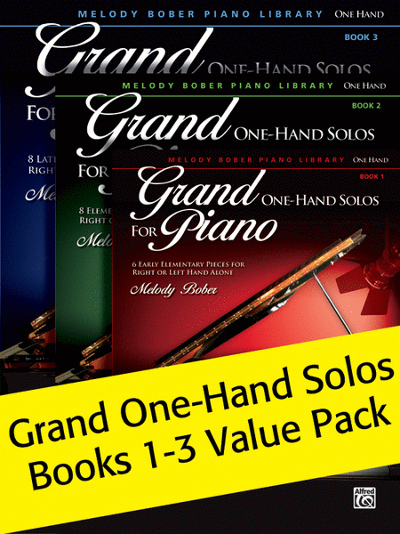 Grand One-Hand Solos Books 1-3 2012 (Value Pack)