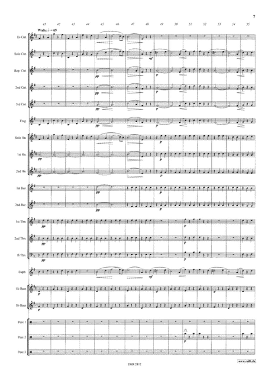 Rosen aus dem Suden Brass Band scores gallery preview page 8