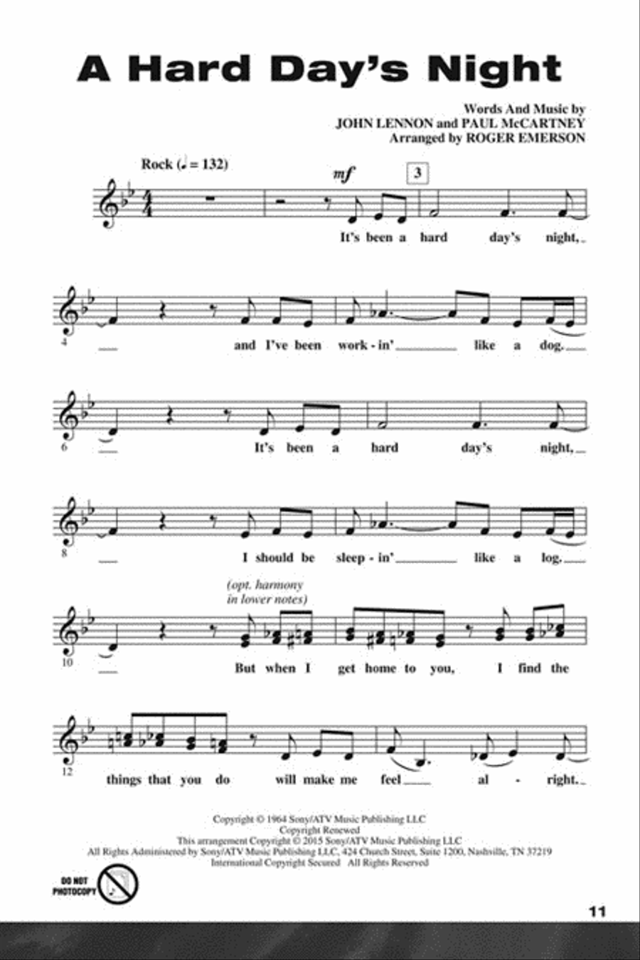 Let's All Sing The Beatles Choir scores gallery preview page 3