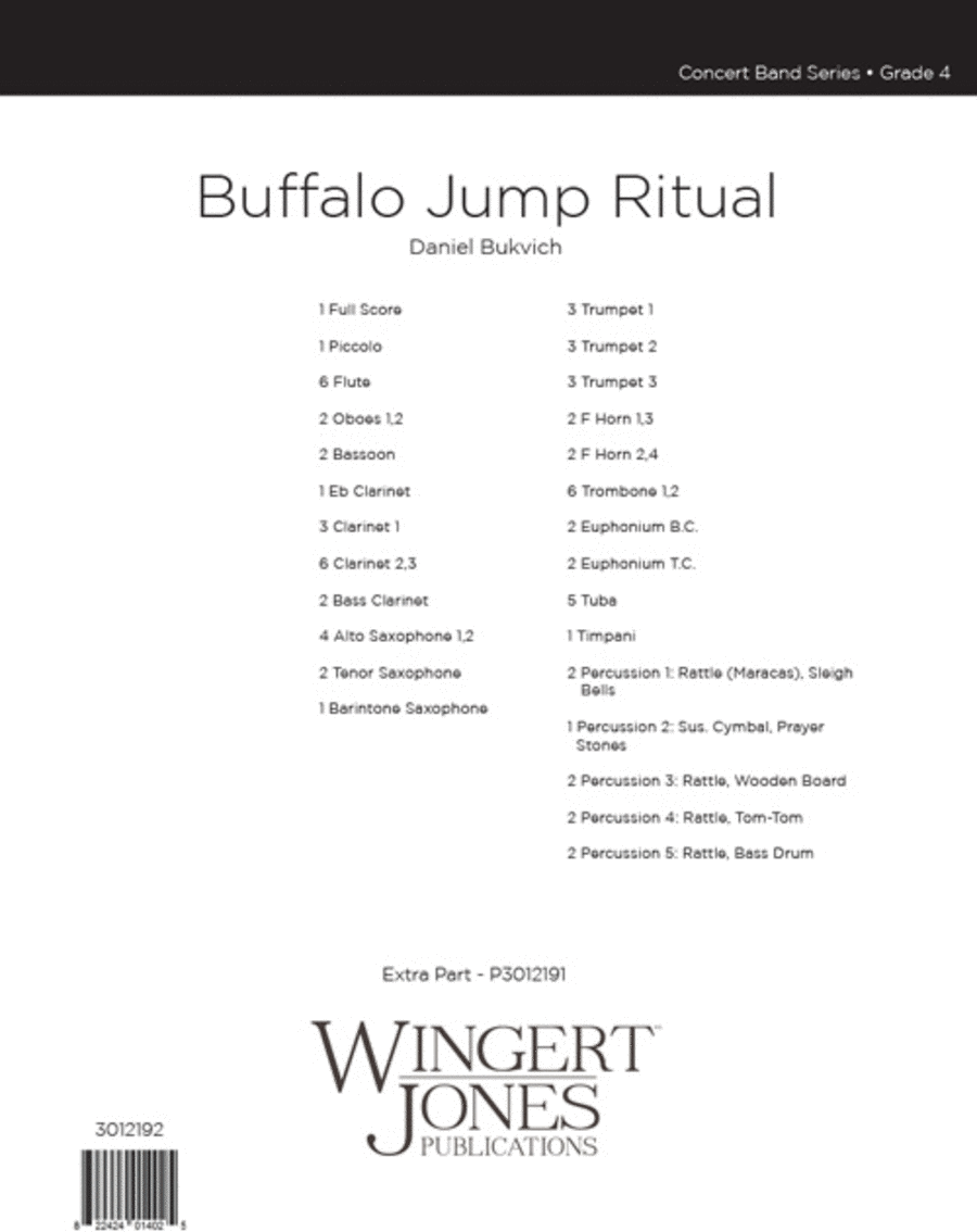 Rhapsody For Winds and Percussion Concert Band scores gallery preview page 1