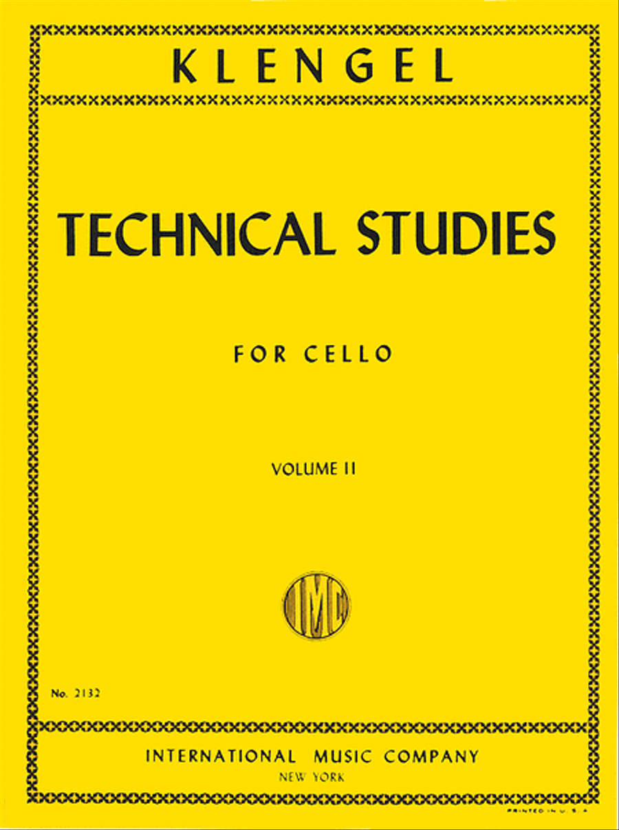 Technical Studies: Volume II Cello Solo scores gallery preview page 1