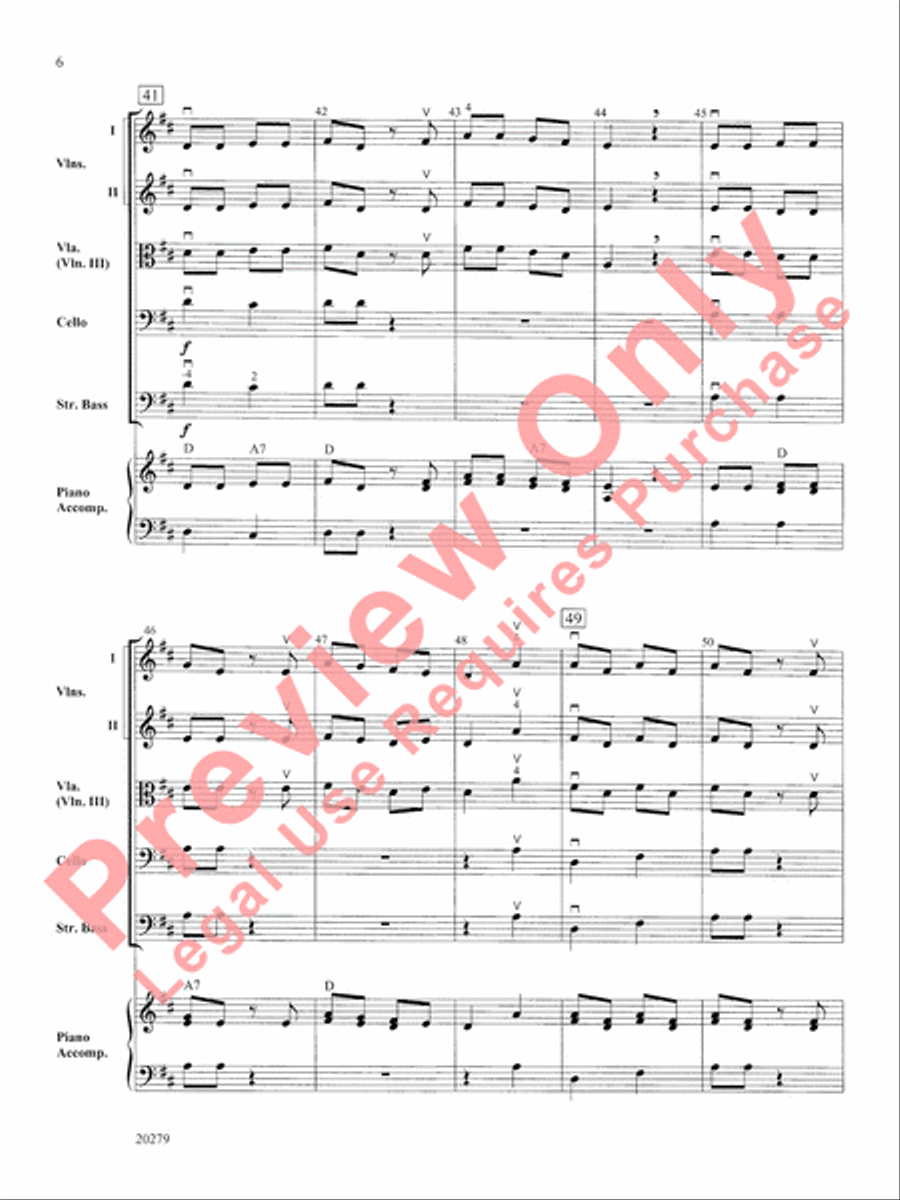 Holiday Magic Holiday Magic String Orchestra scores gallery preview page 7
