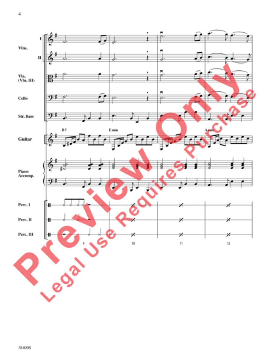 Canción del Amor Canción del Amor String Orchestra scores gallery preview page 6