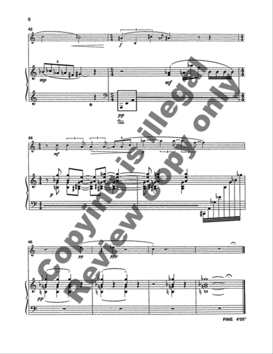 Cycles Clarinet Solo scores gallery preview page 5