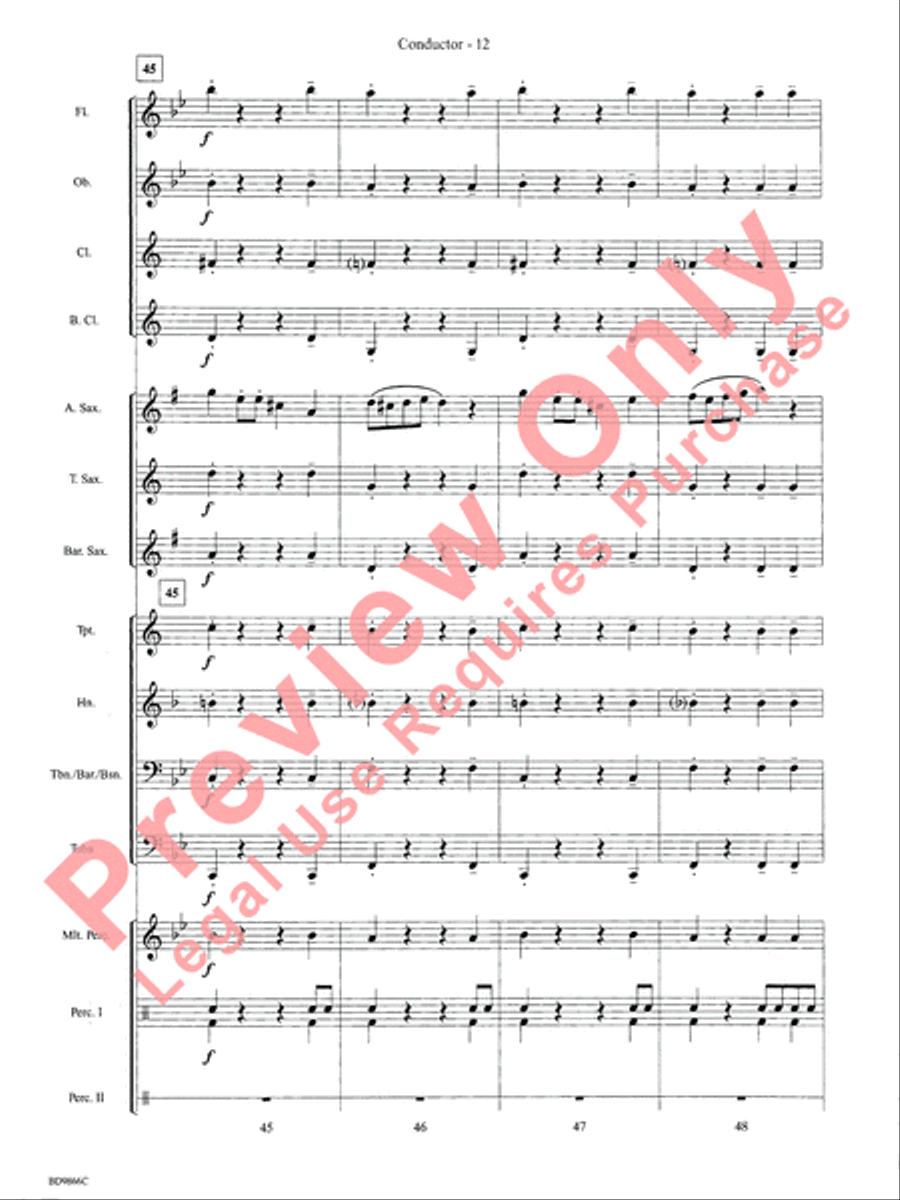 Sax to the Max Concert Band scores gallery preview page 15