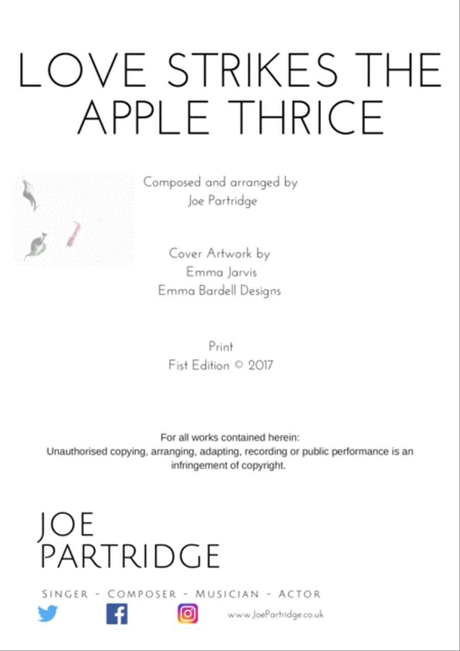 Love Strikes the Apple Thrice Easy Piano scores gallery preview page 2