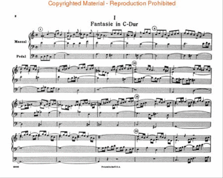 Volume 1: Preludes and Fugues - Youthful Period Organ scores gallery preview page 2