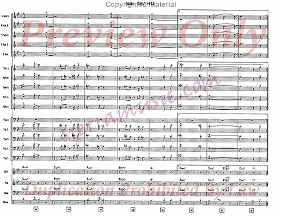 Carl Carl Jazz Ensemble scores gallery preview page 21