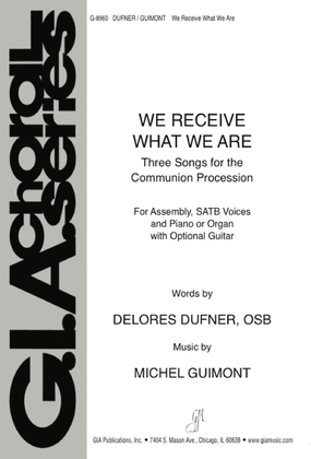 Book cover for We Receive What We Are - Guitar edition