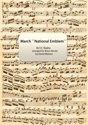 March ``National Emblem´´ for 10 piece Brass Ens.