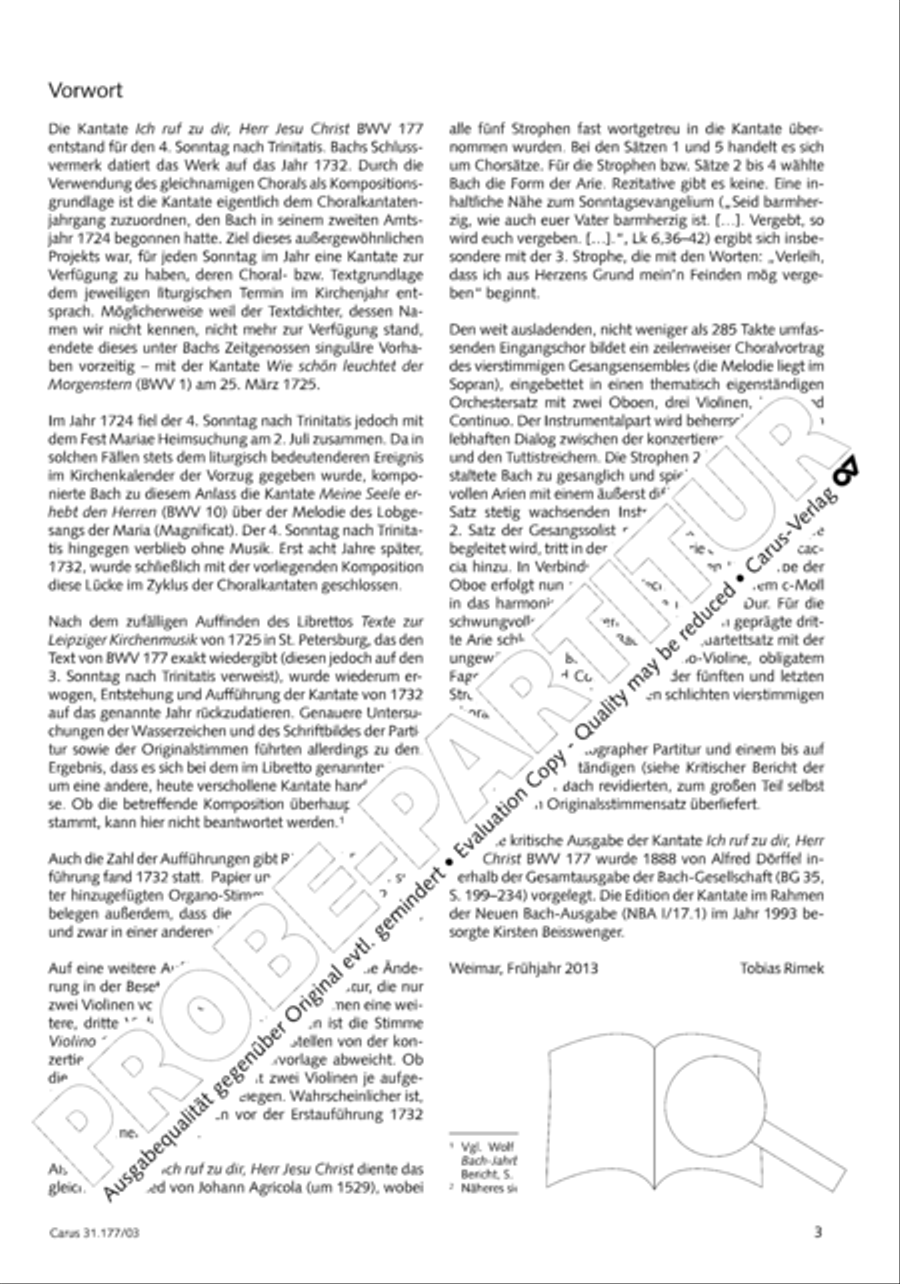 I cry to thee, Lord Jesus Christ (Ich ruf zu dir, Herr Jesu Christ) 4-Part scores gallery preview page 4