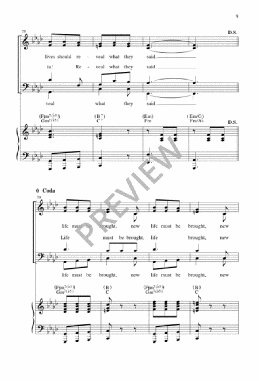 The Lord of the Earth The Lord of the Earth 4-Part scores gallery preview page 10