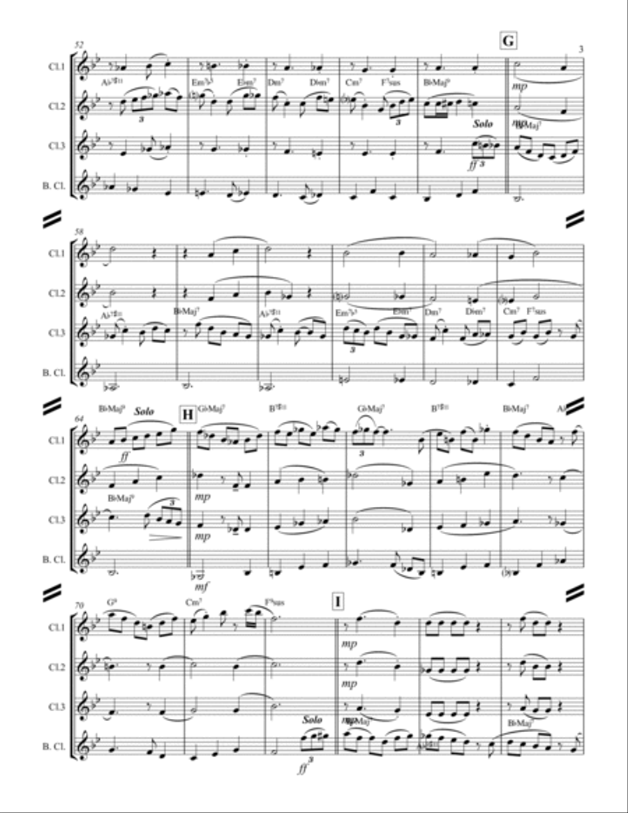 Christmas Time Is Here Woodwind Ensemble scores gallery preview page 4