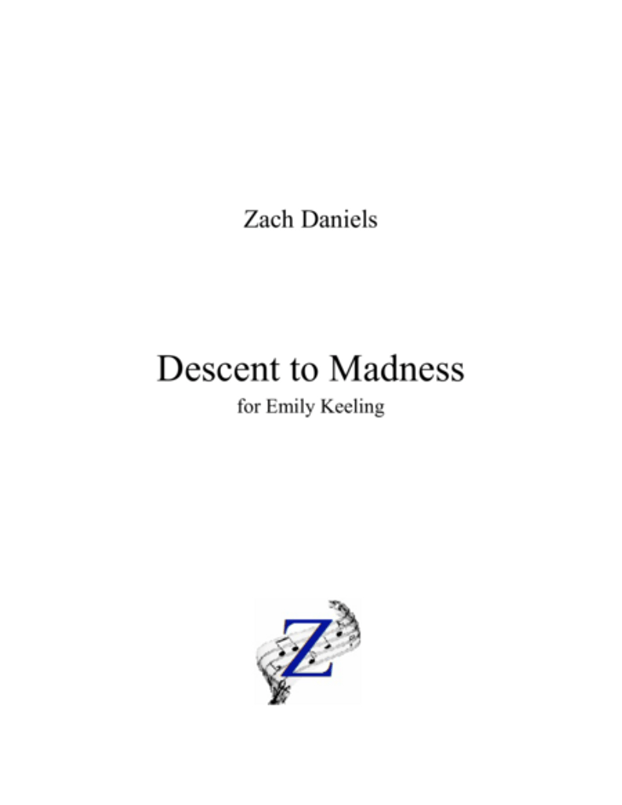 Descent to Madness Large Ensemble scores gallery preview page 1