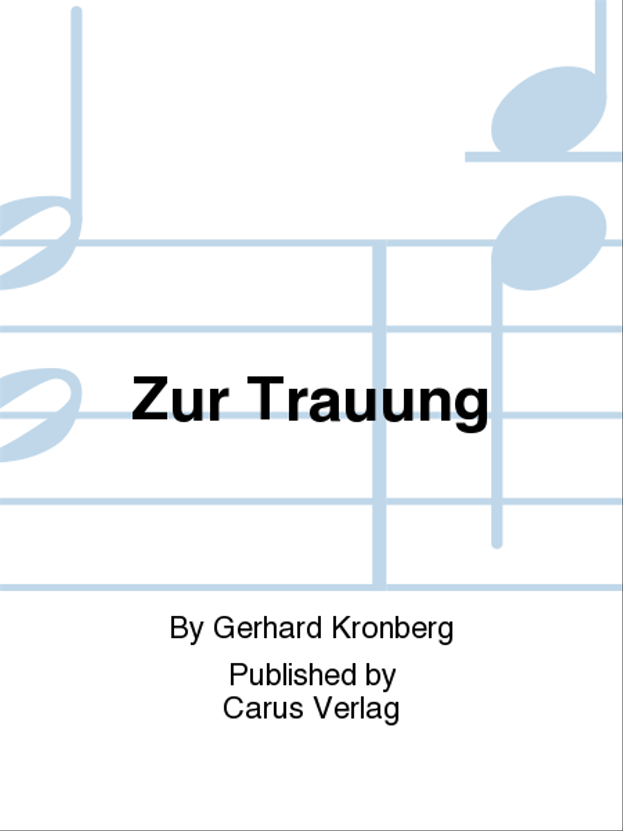 Zur Trauung