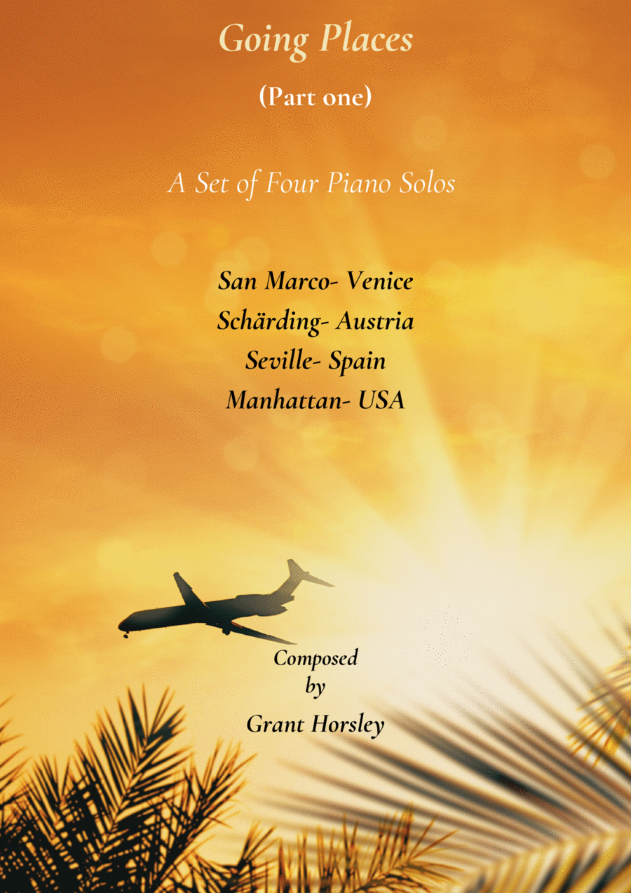 Going Places. (Part 1). 4 descriptive miniatures for Solo Piano. Piano Solo scores gallery preview page 1