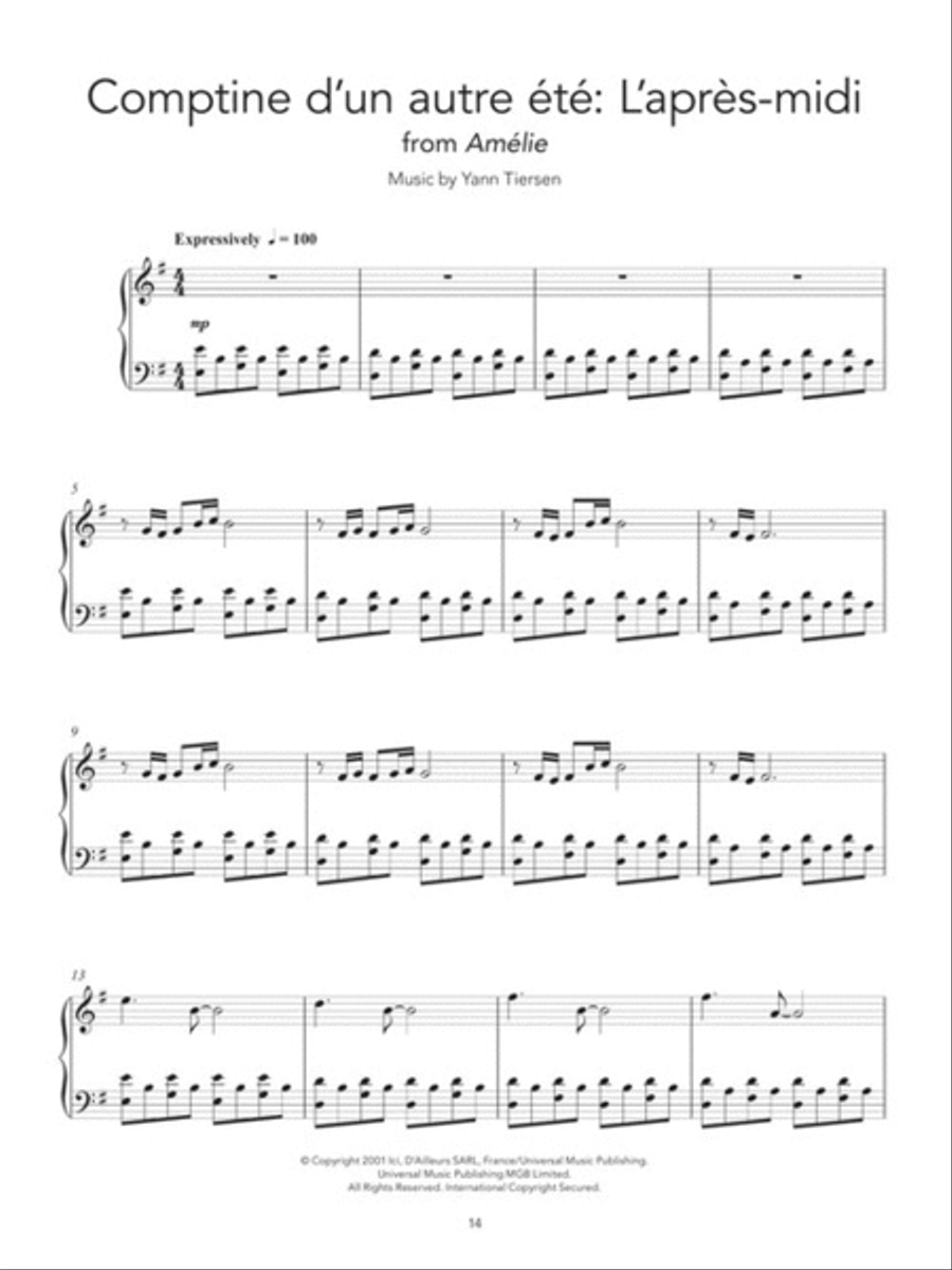 Peaceful Piano Solos Piano Solo scores gallery preview page 4