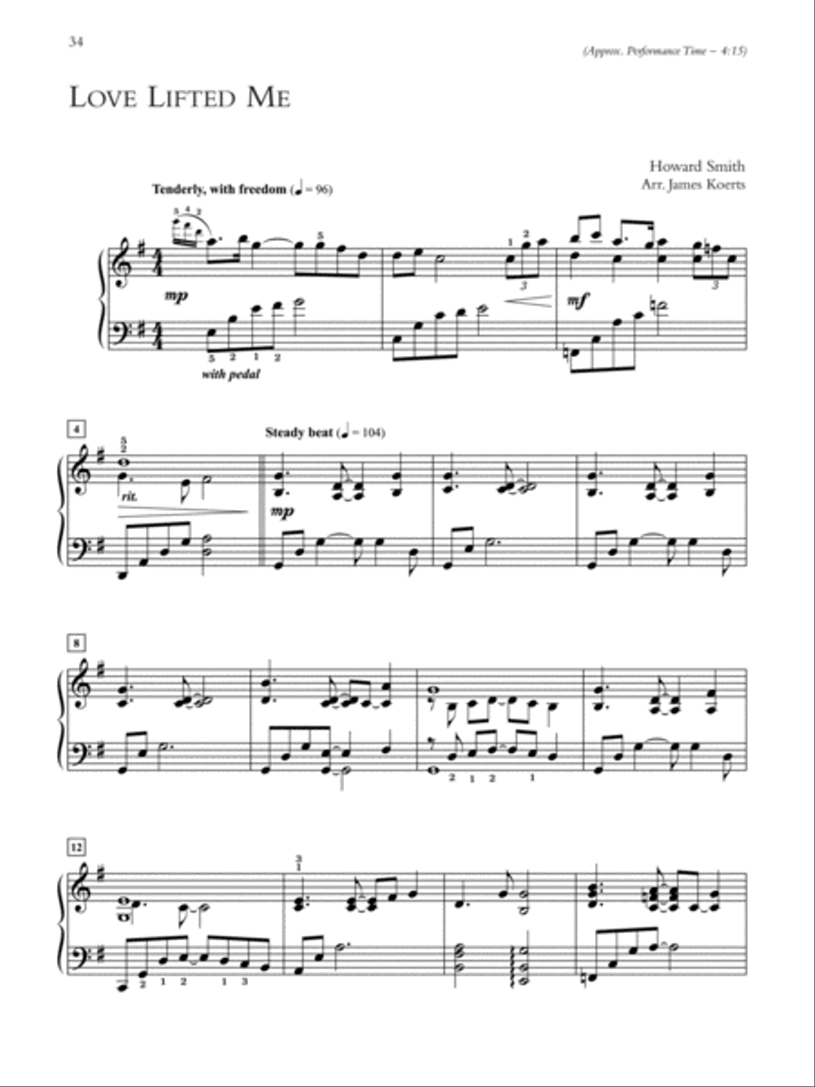Wondrous Hymns, Book 1 Piano Solo scores gallery preview page 9