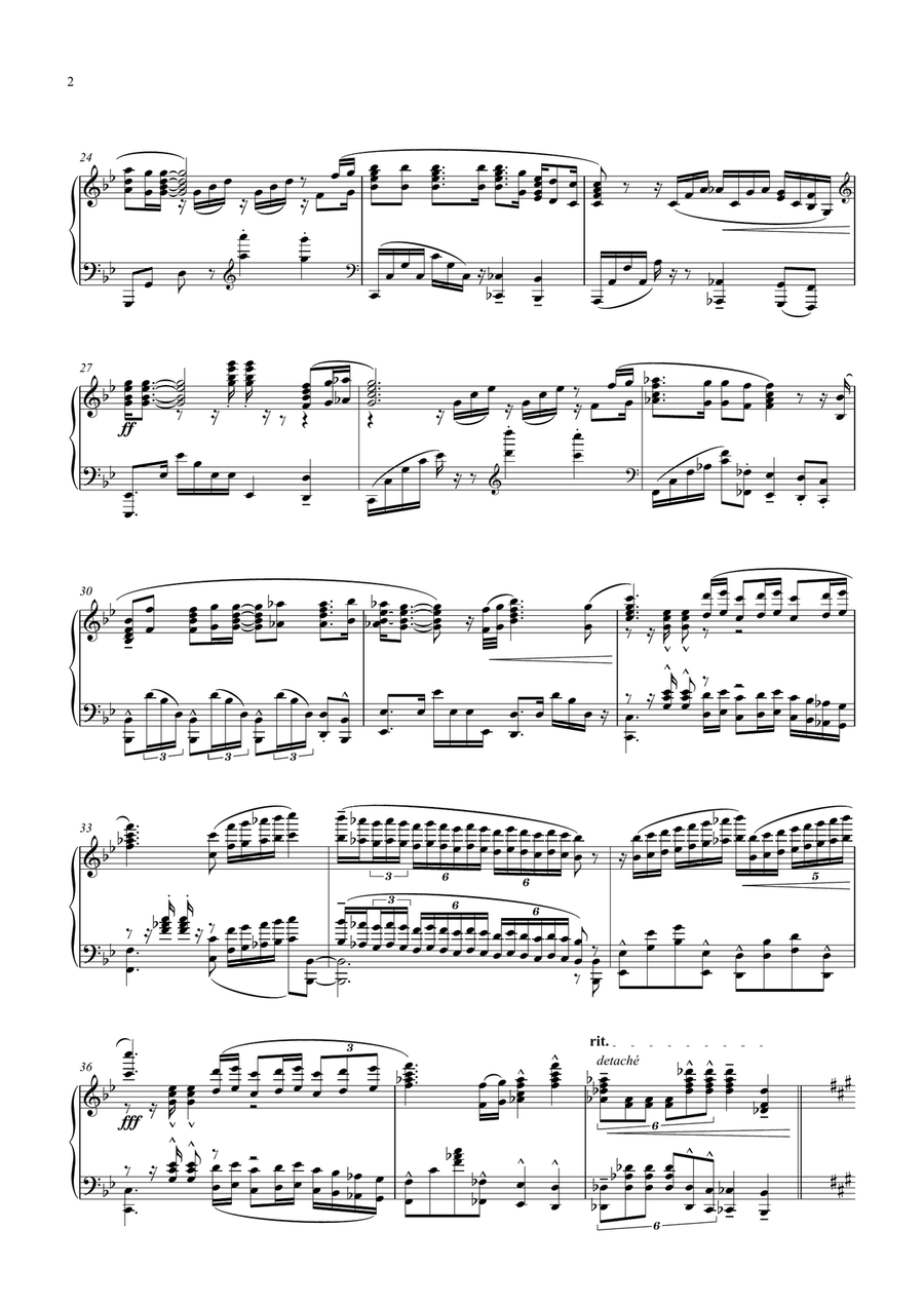 Bohemian Rhapsody Piano Solo scores gallery preview page 2
