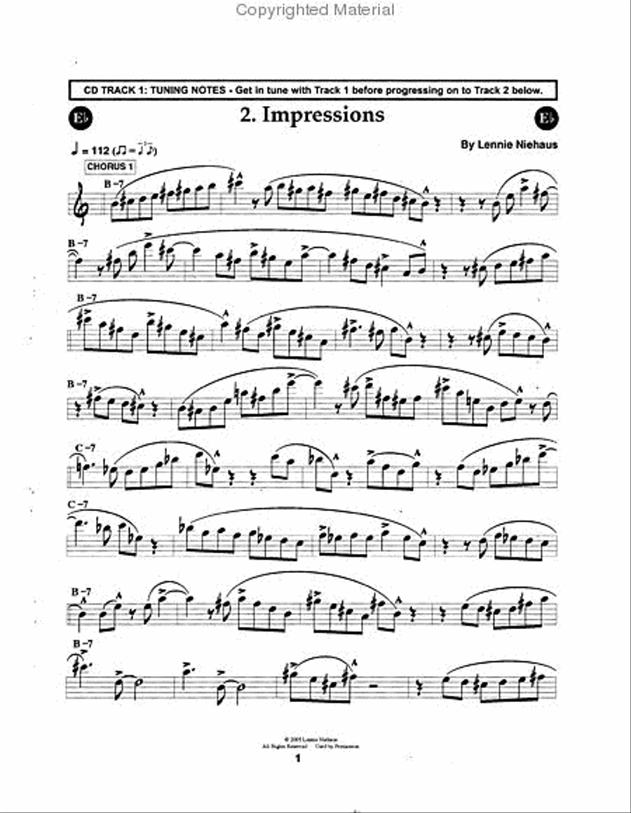 Vol. 54 Maiden Voyage Alto Sax Solos Alto Saxophone scores gallery preview page 2