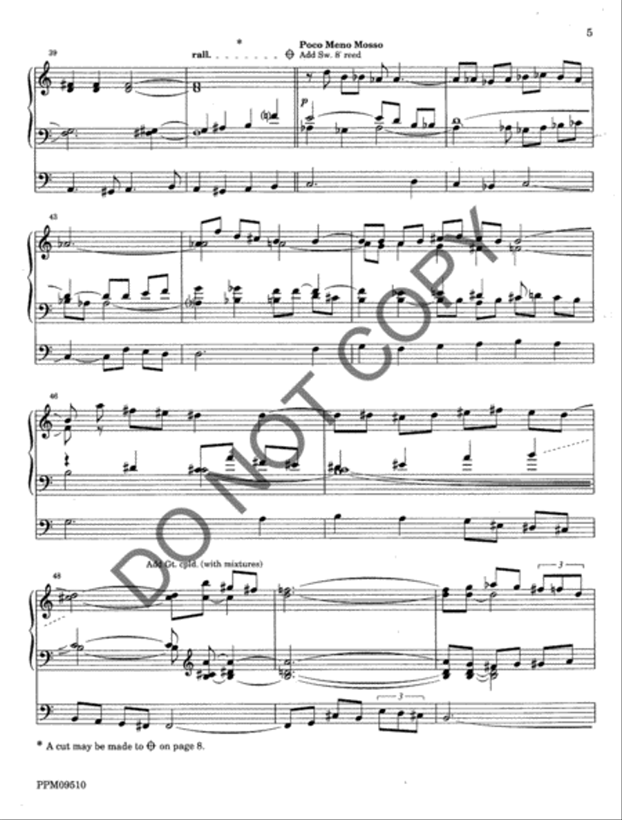 In Paradisum Organ scores gallery preview page 8