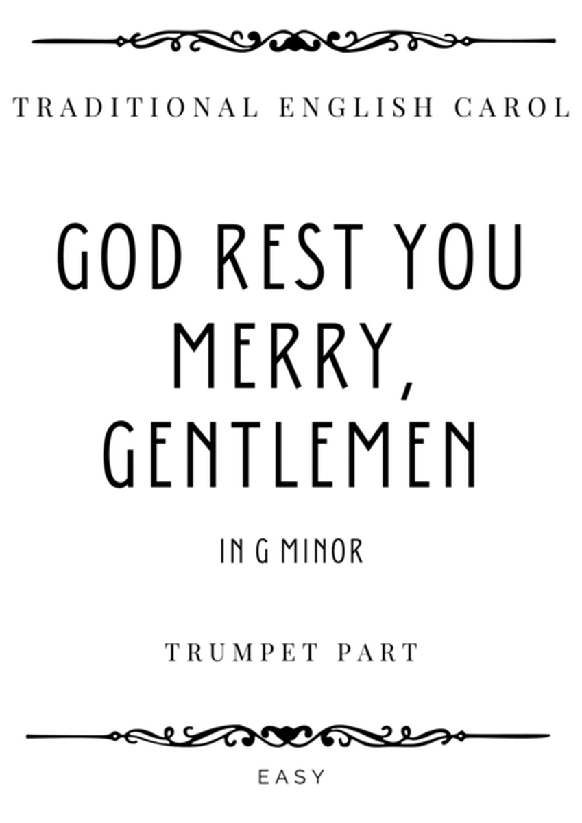 God Rest You Merry, Gentlemen in G minor - Easy image number null