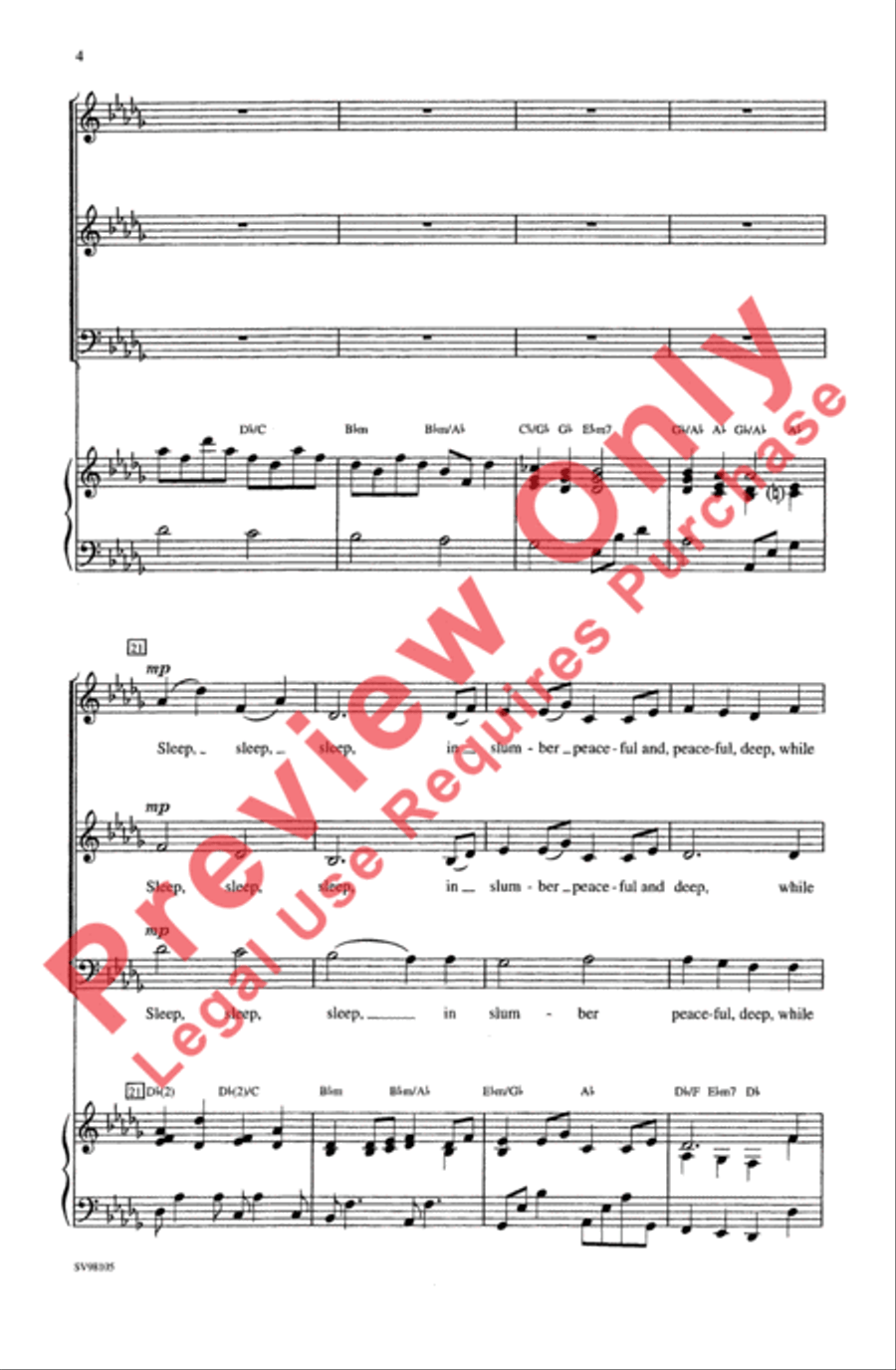 Still, Still, Still 3-Part scores gallery preview page 4