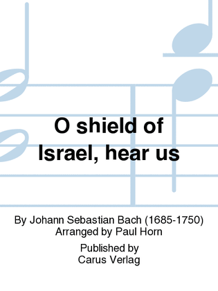 Book cover for O shield of Israel, hear us (Du Hirte Israel, hore)