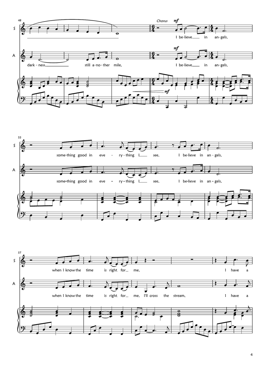 I Have A Dream SA scores gallery preview page 4