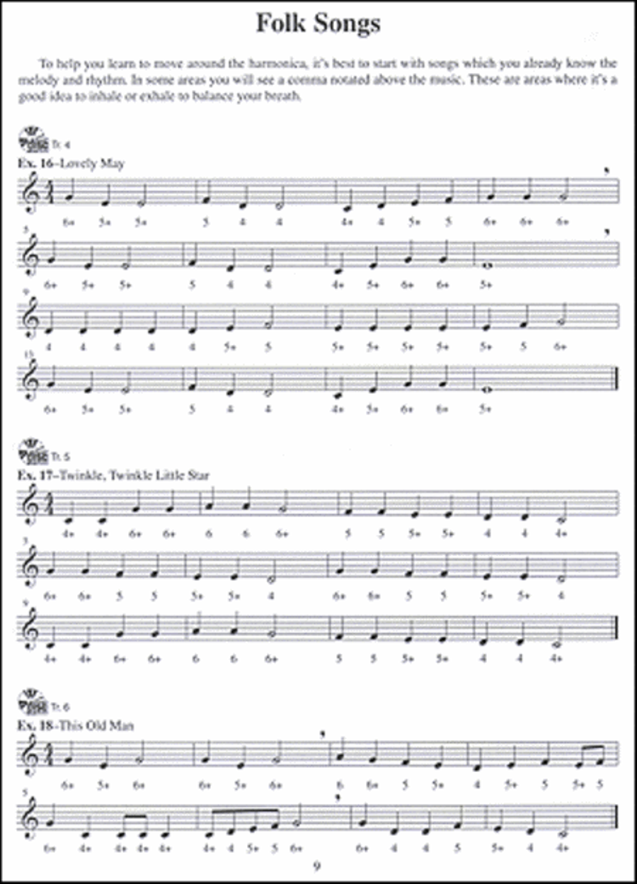 First Lessons Harmonica Harmonica scores gallery preview page 4