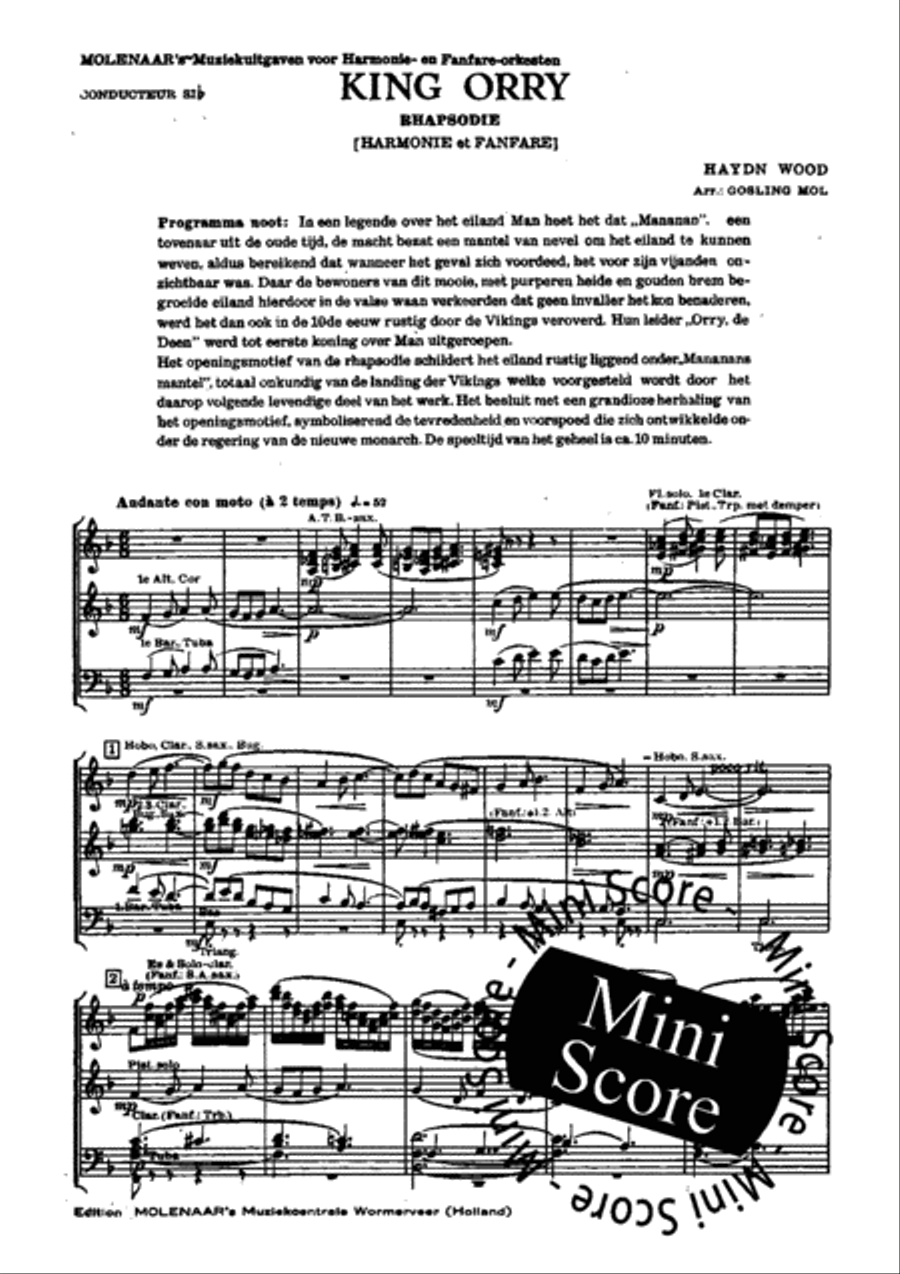 King Orry Concert Band scores gallery preview page 4