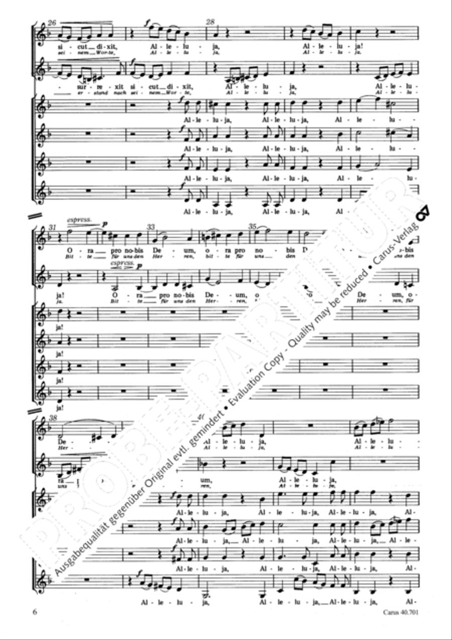 Drei geistliche Chore Choir scores gallery preview page 7