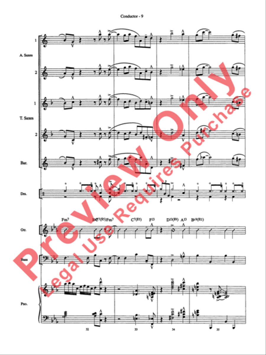 Let It Snow! Let It Snow! Let It Snow! Small Ensemble scores gallery preview page 10