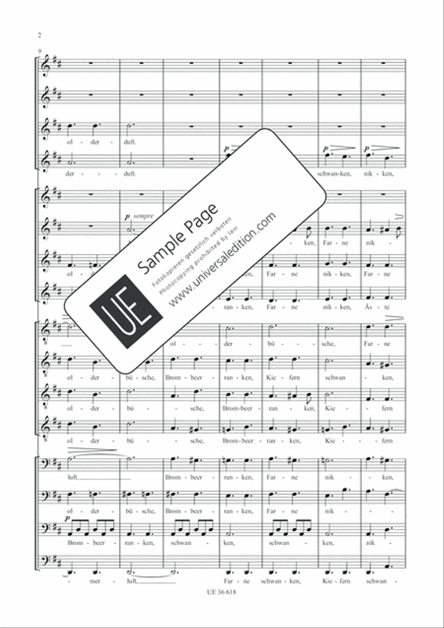 Im Sommerwind Im Sommerwind 4-Part scores gallery preview page 4
