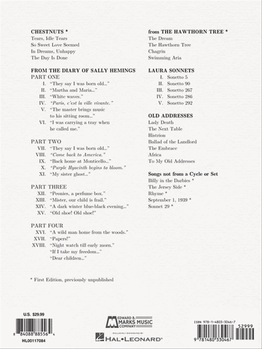 Concert Songs - Volume 2 (2001-2012) High Voice scores gallery preview page 2