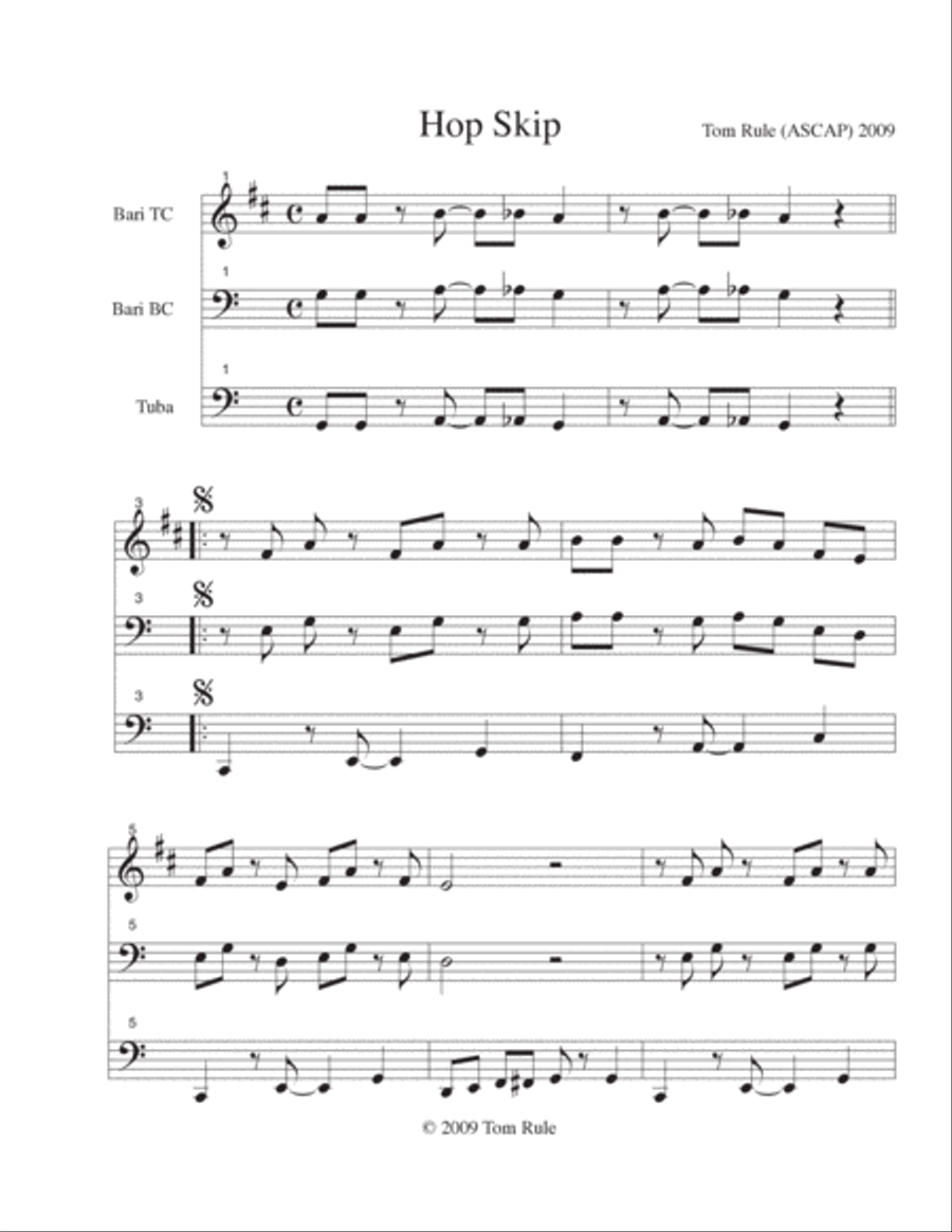 Low Brass Duet Collection Brass Duet scores gallery preview page 3