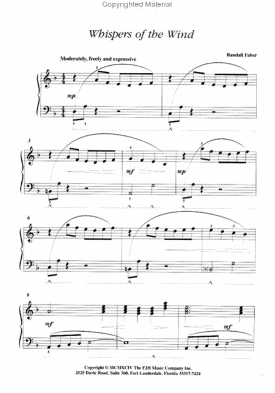 Whispers of the Wind Piano Method scores gallery preview page 2