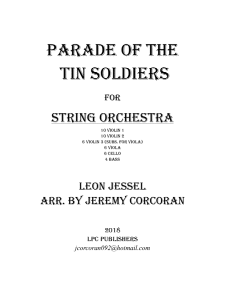 Parade of the Tin Soldiers for String Orchestra image number null