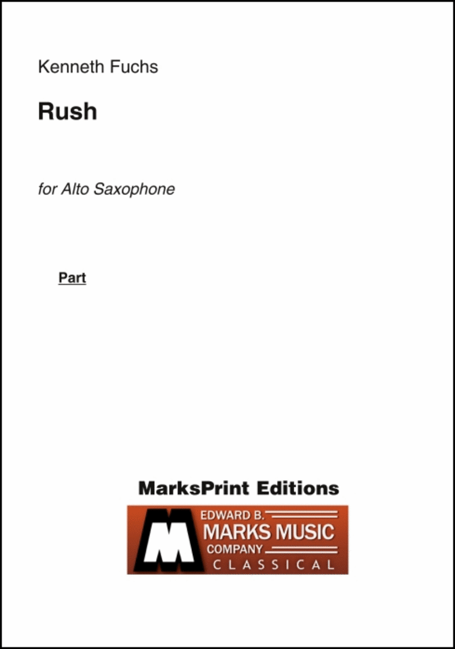 Rush Alto Saxophone solo part Alto Saxophone scores gallery preview page 1