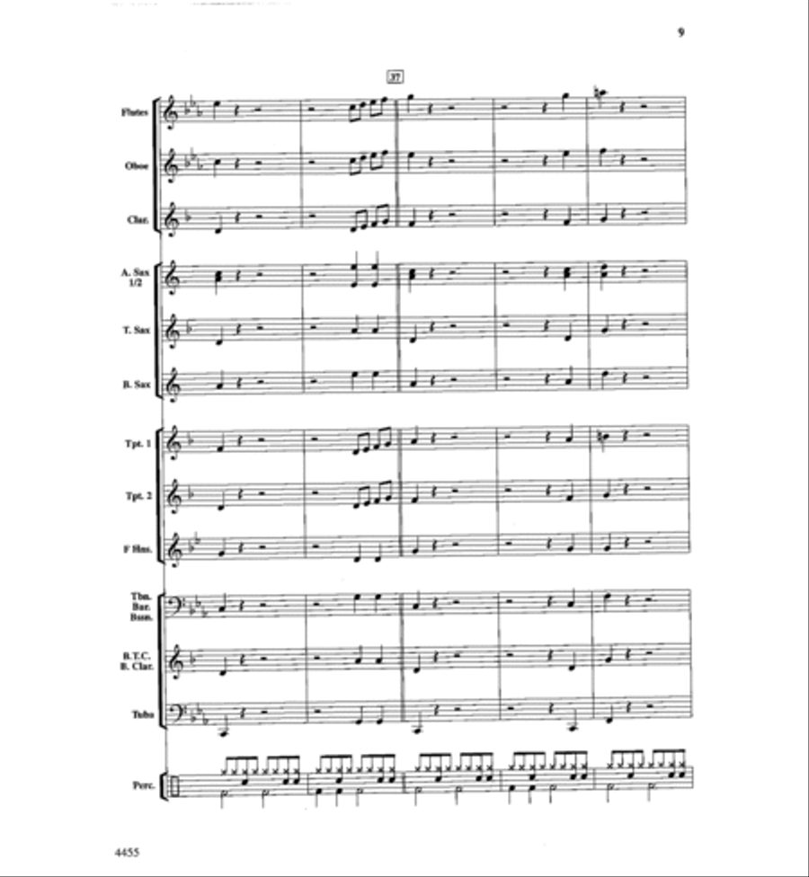Rattle Snakes! Concert Band scores gallery preview page 9