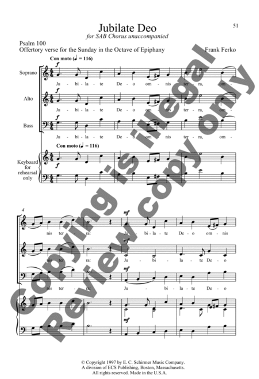 Somerset Anthem Books, Volume V (General) 3-Part scores gallery preview page 20