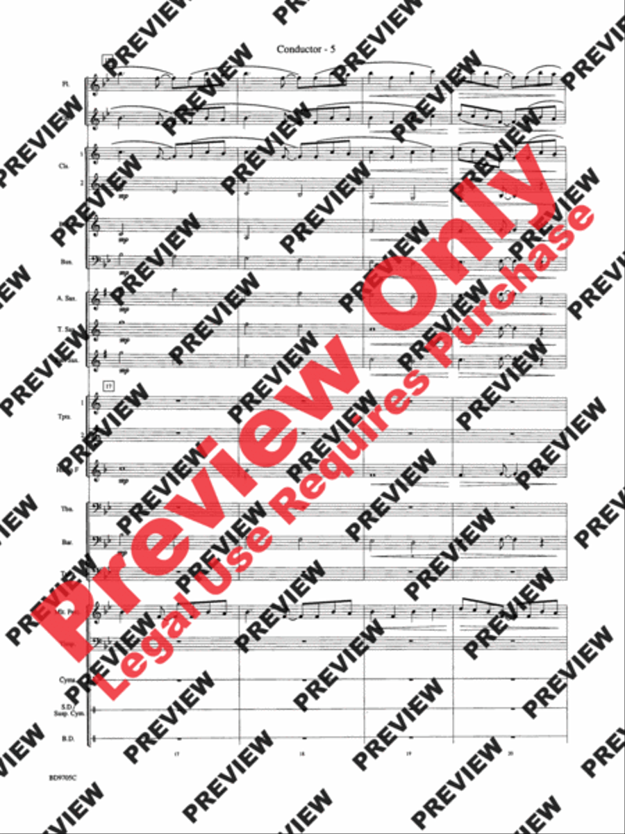 High Sierras High Sierras Concert Band scores gallery preview page 7