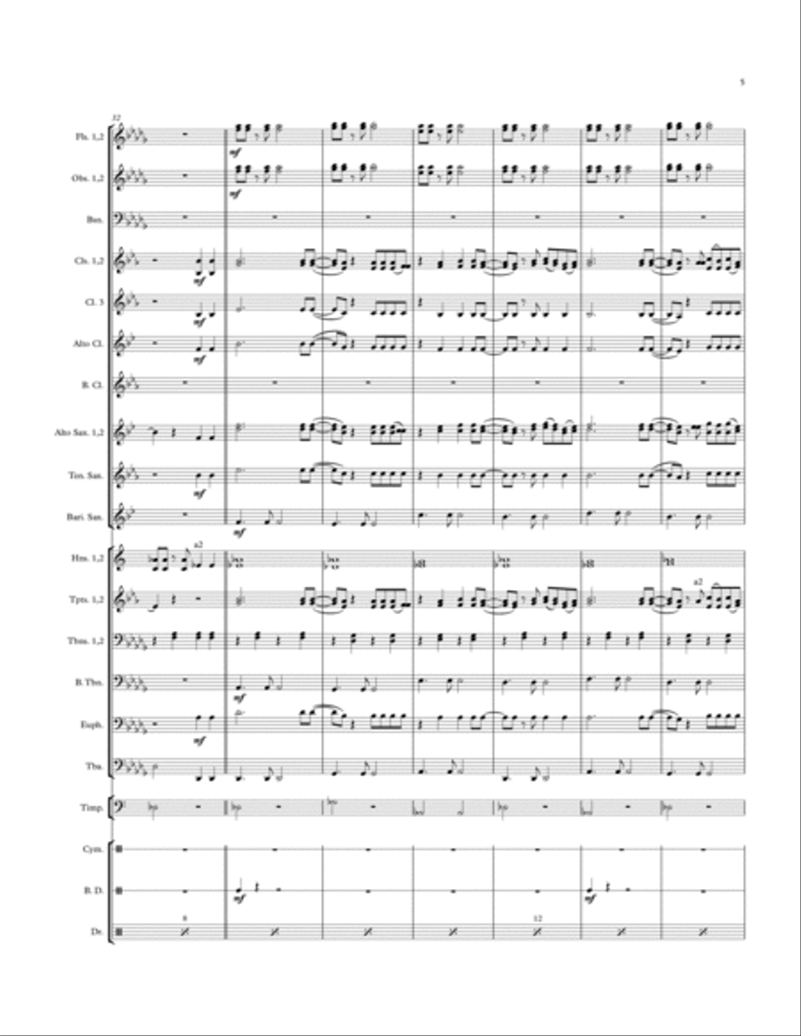 Hard Candy Christmas Hard Candy Christmas Concert Band scores gallery preview page 5