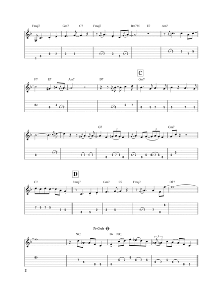 Somebody Loves Me Electric Guitar scores gallery preview page 2