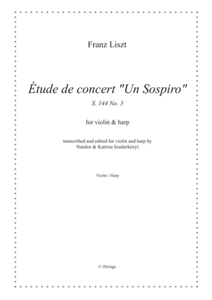 Étude de Concert No. 3 "Un Sospiro"