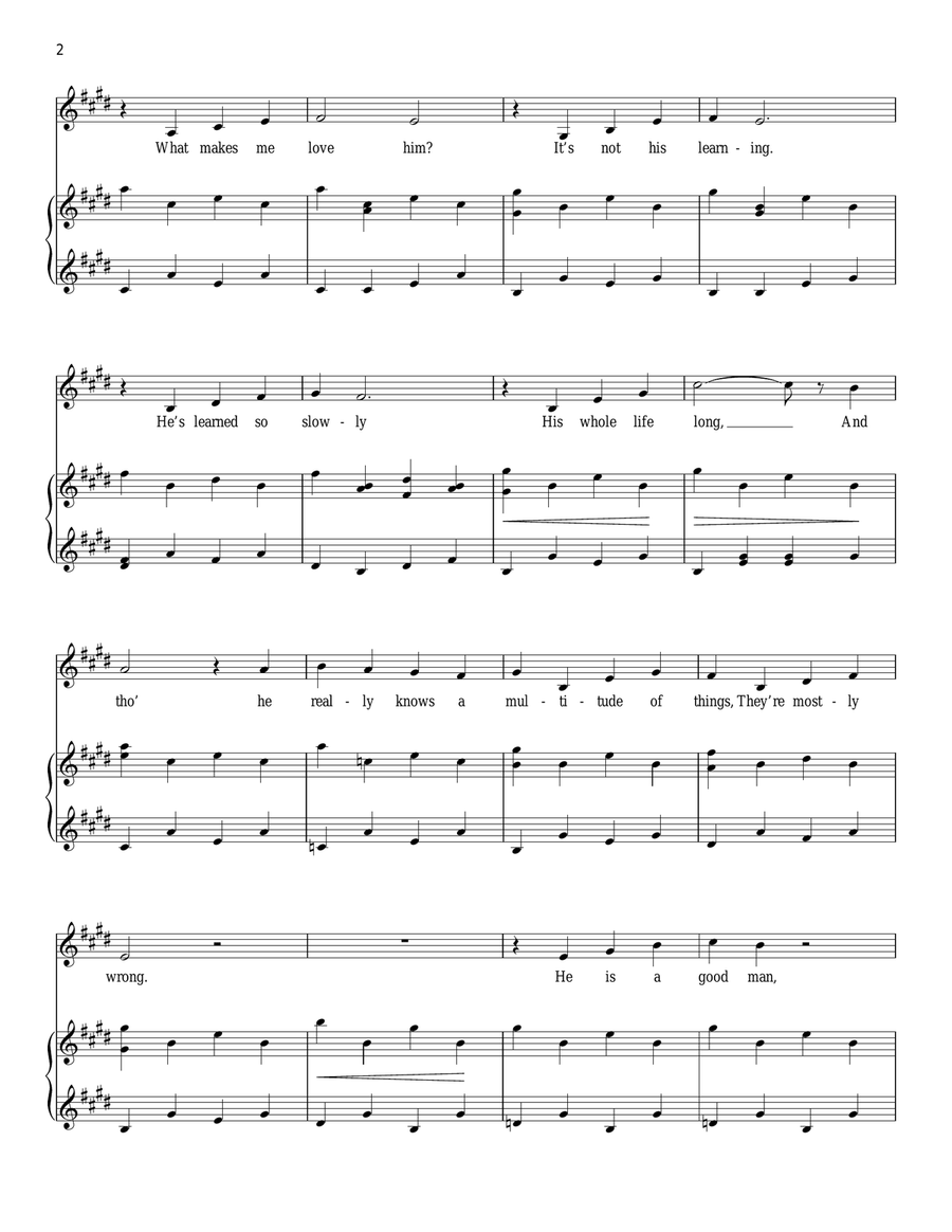 What Makes Me Love Him? What Makes Me Love Him? Piano, Vocal scores gallery preview page 2