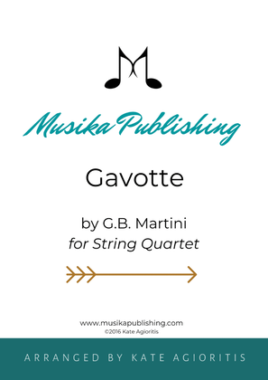 Gavotte - for String Quartet