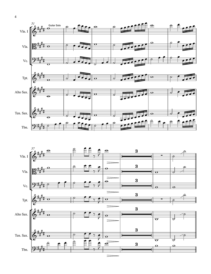Piece Of My Heart Piece Of My Heart Large Ensemble scores gallery preview page 4